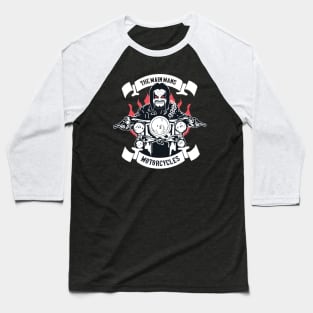 Main Mans Motorcycles Baseball T-Shirt